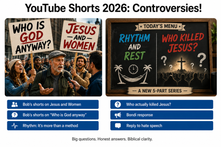 YouTube Shorts 2026: biblical teaching and controversial questions with Bob Mendelsohn